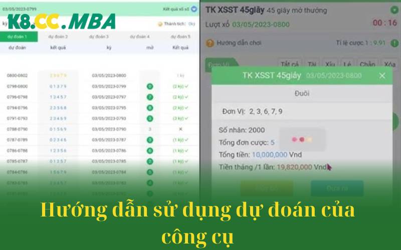 Hướng dẫn sử dụng dự đoán của công cụ